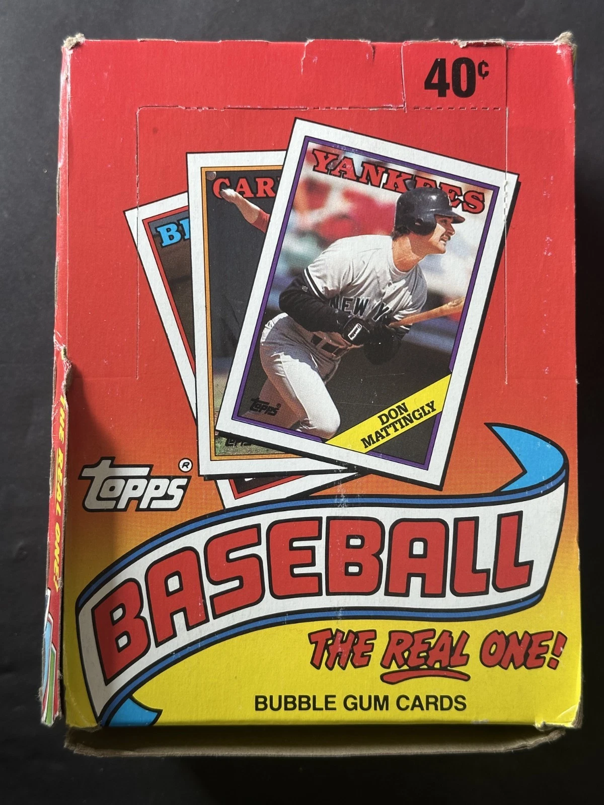 1988 Topps Baseball Wax Box (36) Sealed Packs